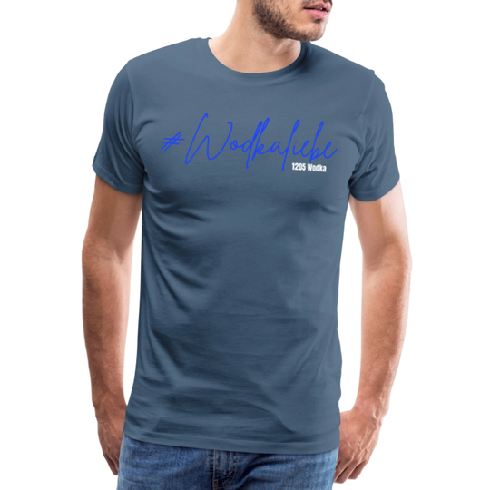 #Wodkaliebe 1205 - Männer Premium T-Shirt - Blaugrau