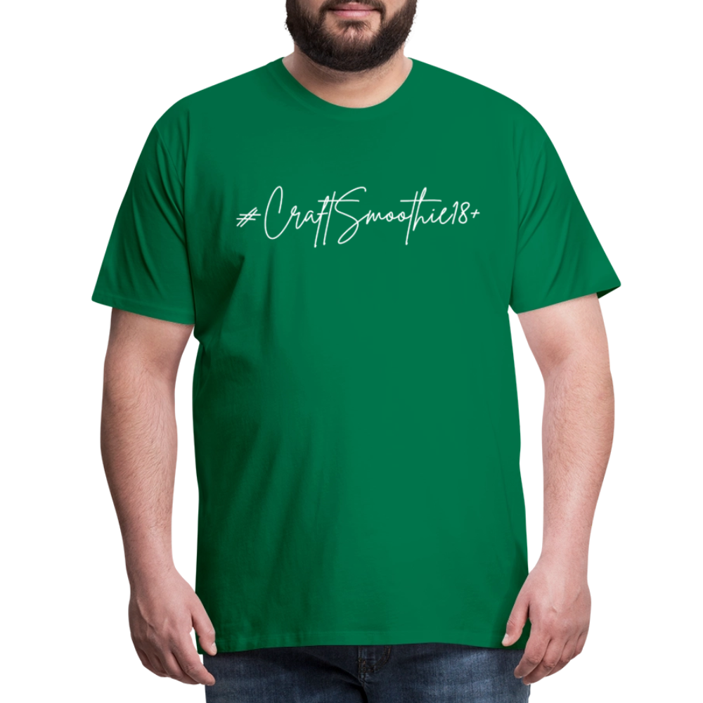 #CraftSmoothie18+ - Männer Premium T-Shirt - Kelly Green