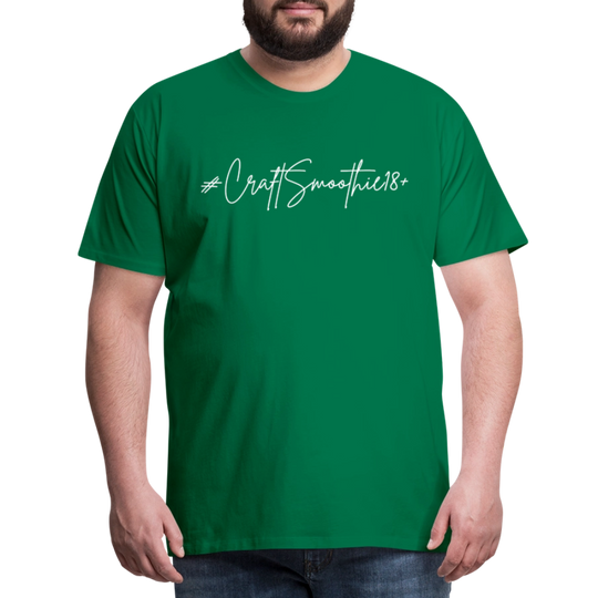 #CraftSmoothie18+ - Männer Premium T-Shirt - Kelly Green