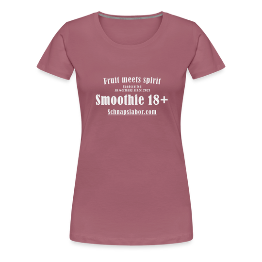 Fruit meets Spirit - "Frauen Premium T-Shirt" - Malve