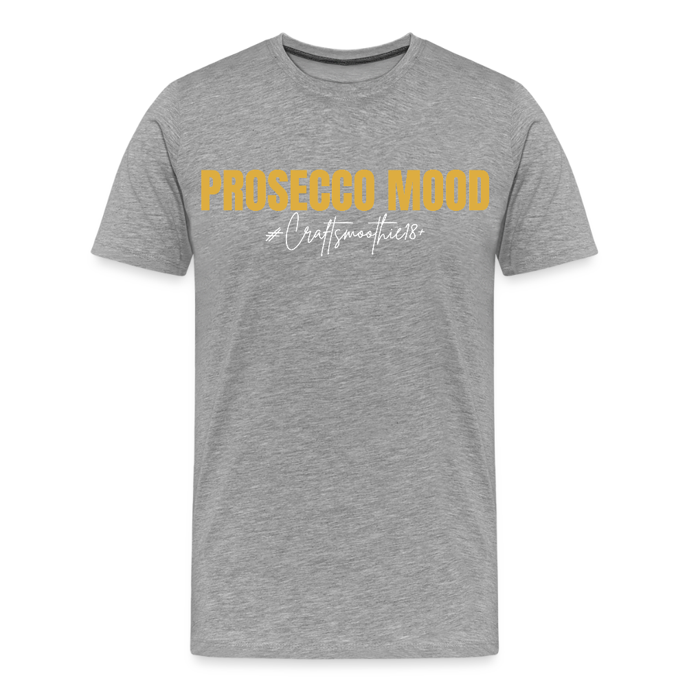 Prosecco Mood - Männer Premium T-Shirt - Grau meliert