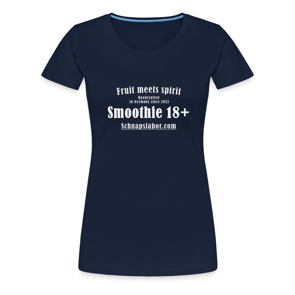 Fruit meets Spirit - "Frauen Premium T-Shirt" - Navy