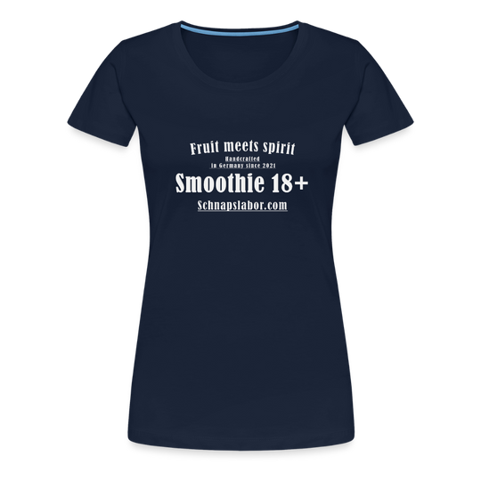 Fruit meets Spirit - "Frauen Premium T-Shirt" - Navy