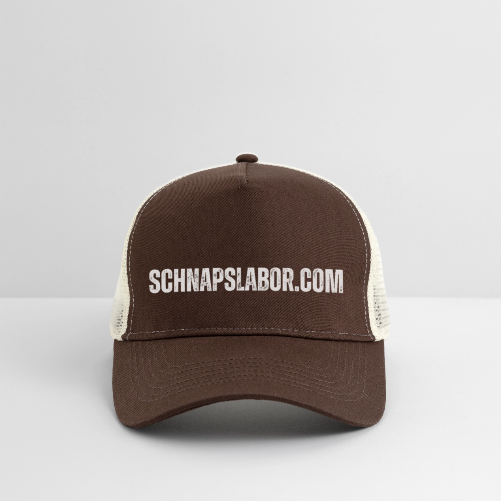 Schnapslabor - Trucker Cap - Braun/Beige