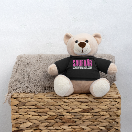 Saufbär - Teddy - Schwarz
