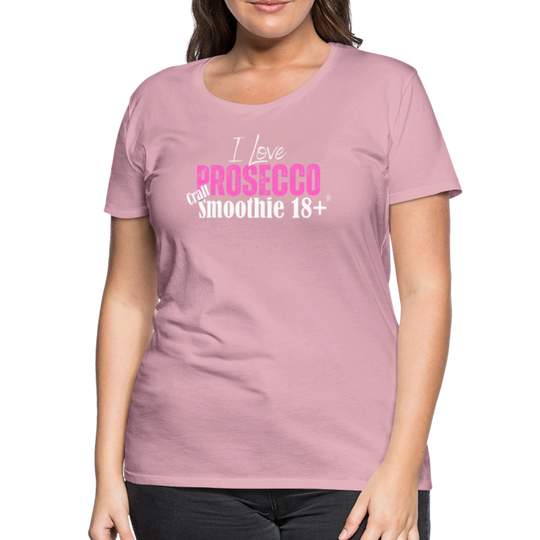 I love Prosecco - Frauen Premium T-Shirt - Hellrosa