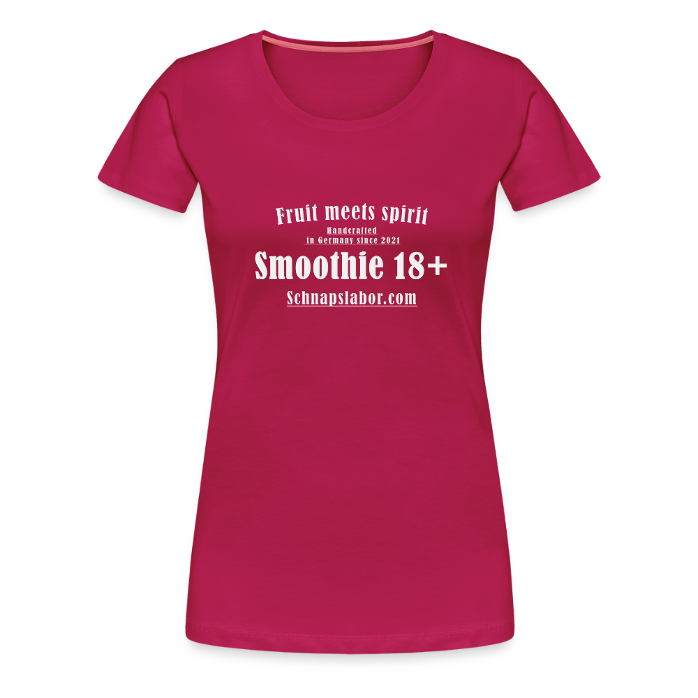 Fruit meets Spirit - "Frauen Premium T-Shirt" - dunkles Pink
