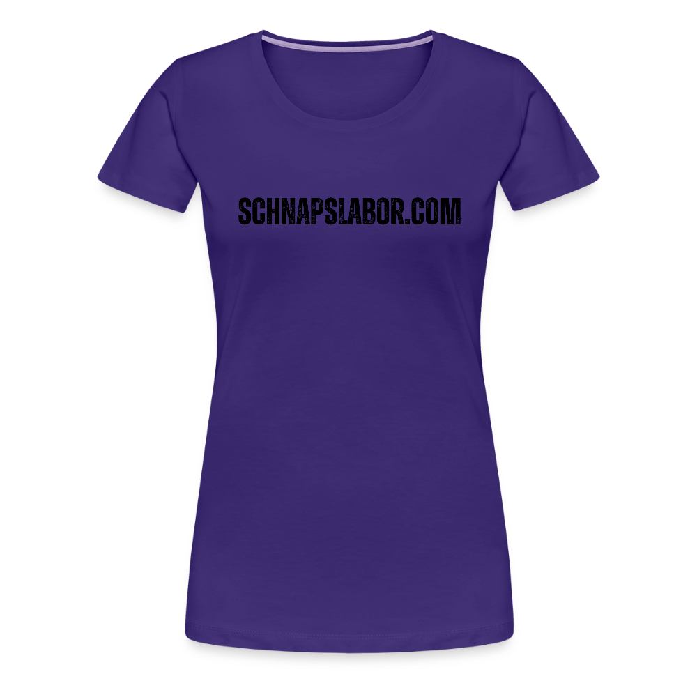 Schnapslabor - "Frauen Premium T-Shirt" - Lila