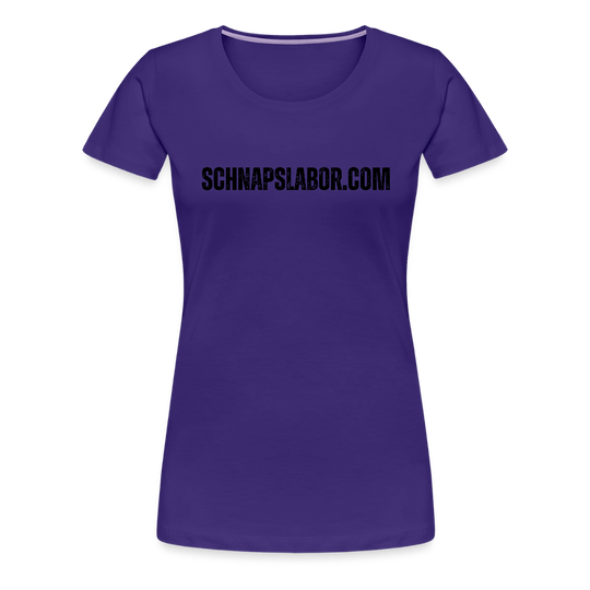 Schnapslabor - "Frauen Premium T-Shirt" - Lila