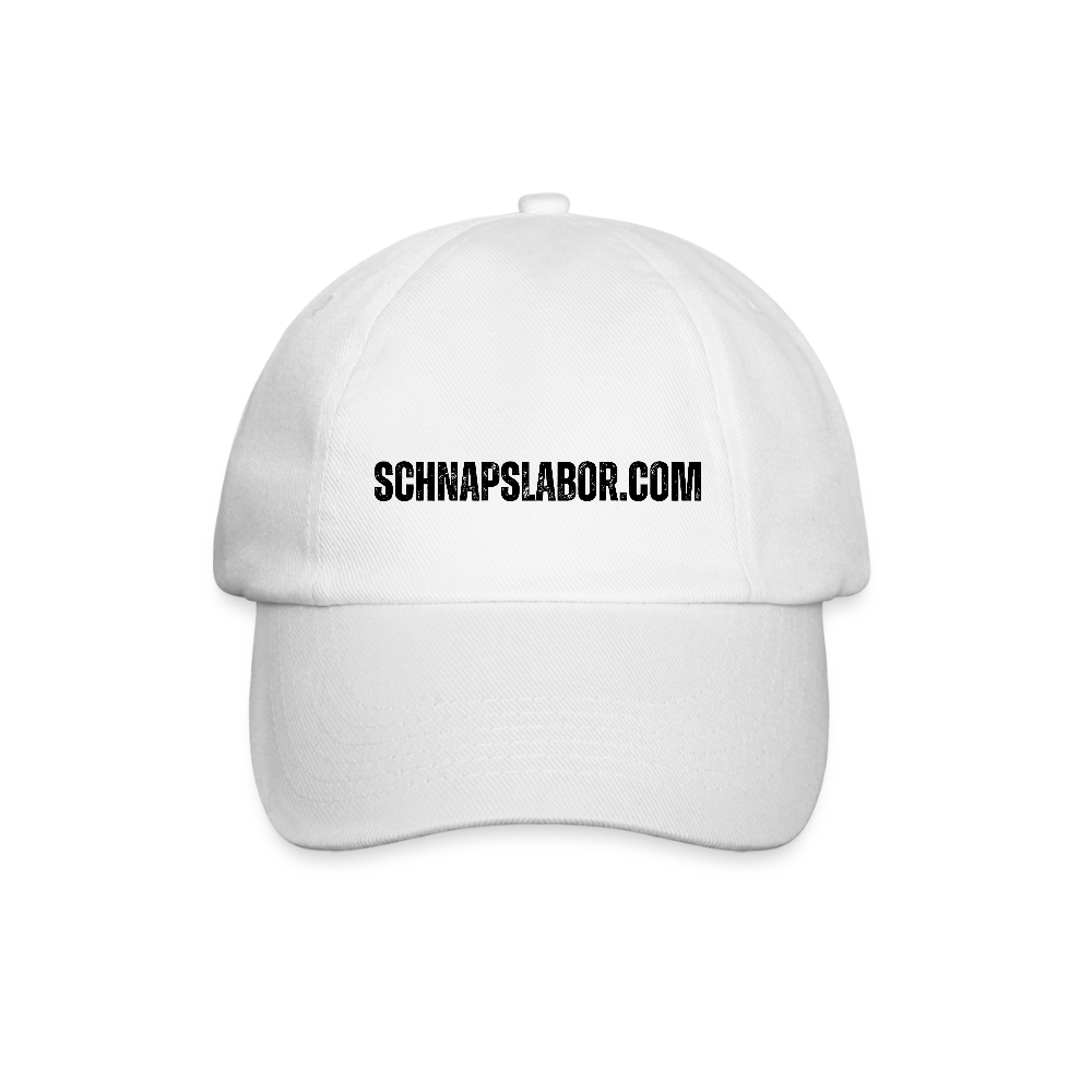 Schnapslabor - Baseballkappe - Weiß/Weiß