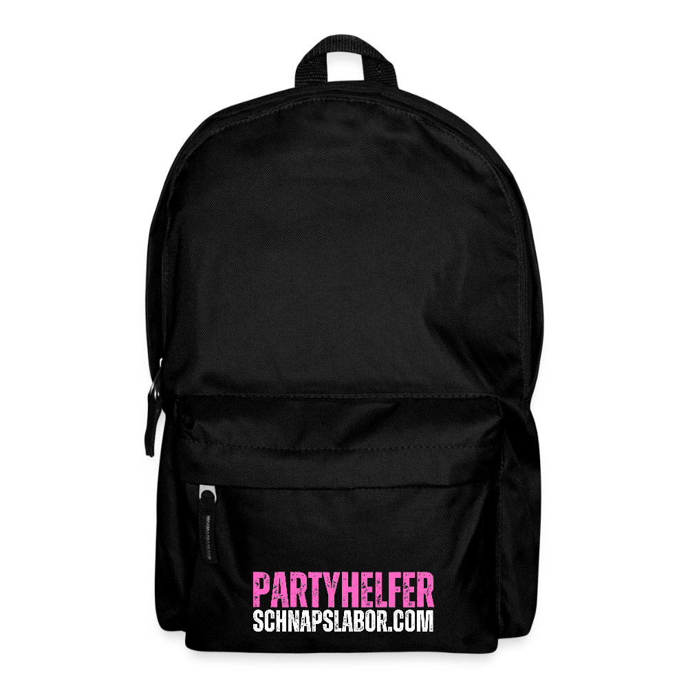 Partyhelfer - Rucksack - Schwarz