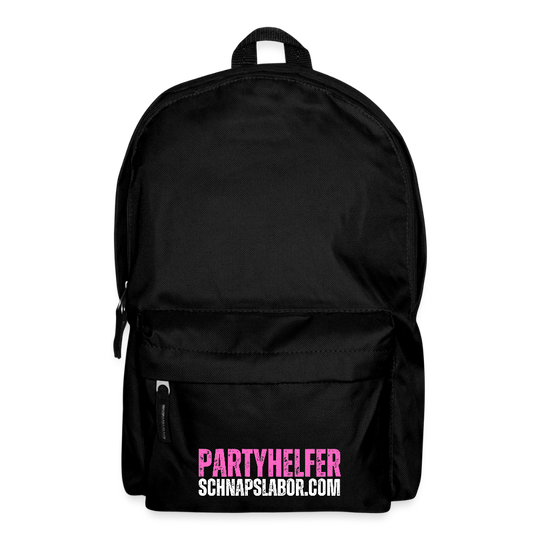 Partyhelfer - Rucksack - Schwarz