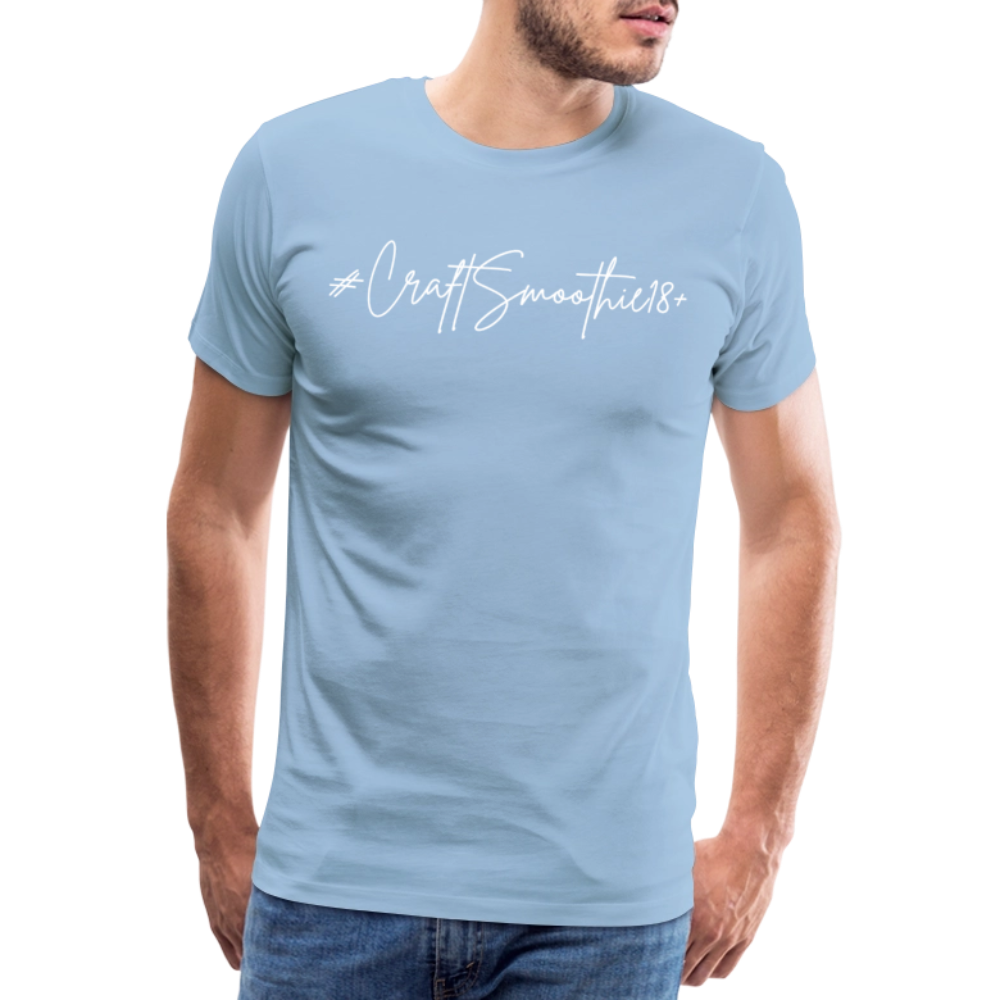 #CraftSmoothie18+ - Männer Premium T-Shirt - Sky