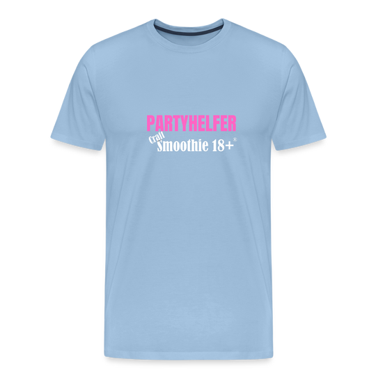 Partyhelfer - Männer Premium T-Shirt - Sky