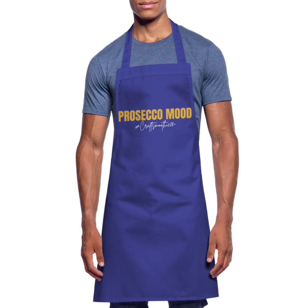 Prosecco Mood - Kochschürze - Royalblau