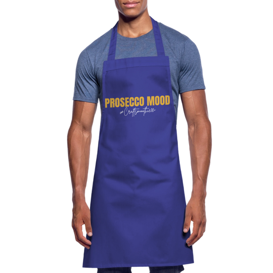 Prosecco Mood - Kochschürze - Royalblau