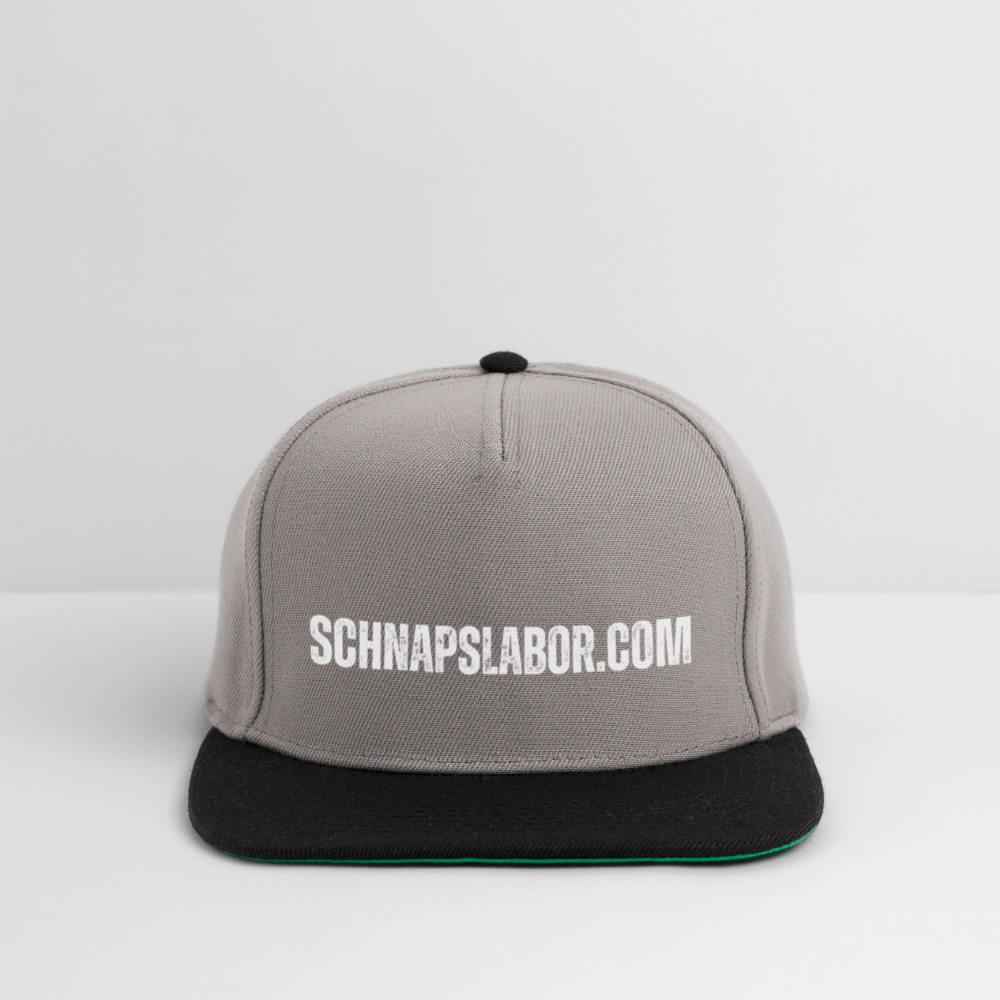 Schnapslabor - Snapback Cap - Graphit/Schwarz