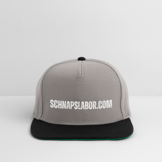Schnapslabor - Snapback Cap - Graphit/Schwarz