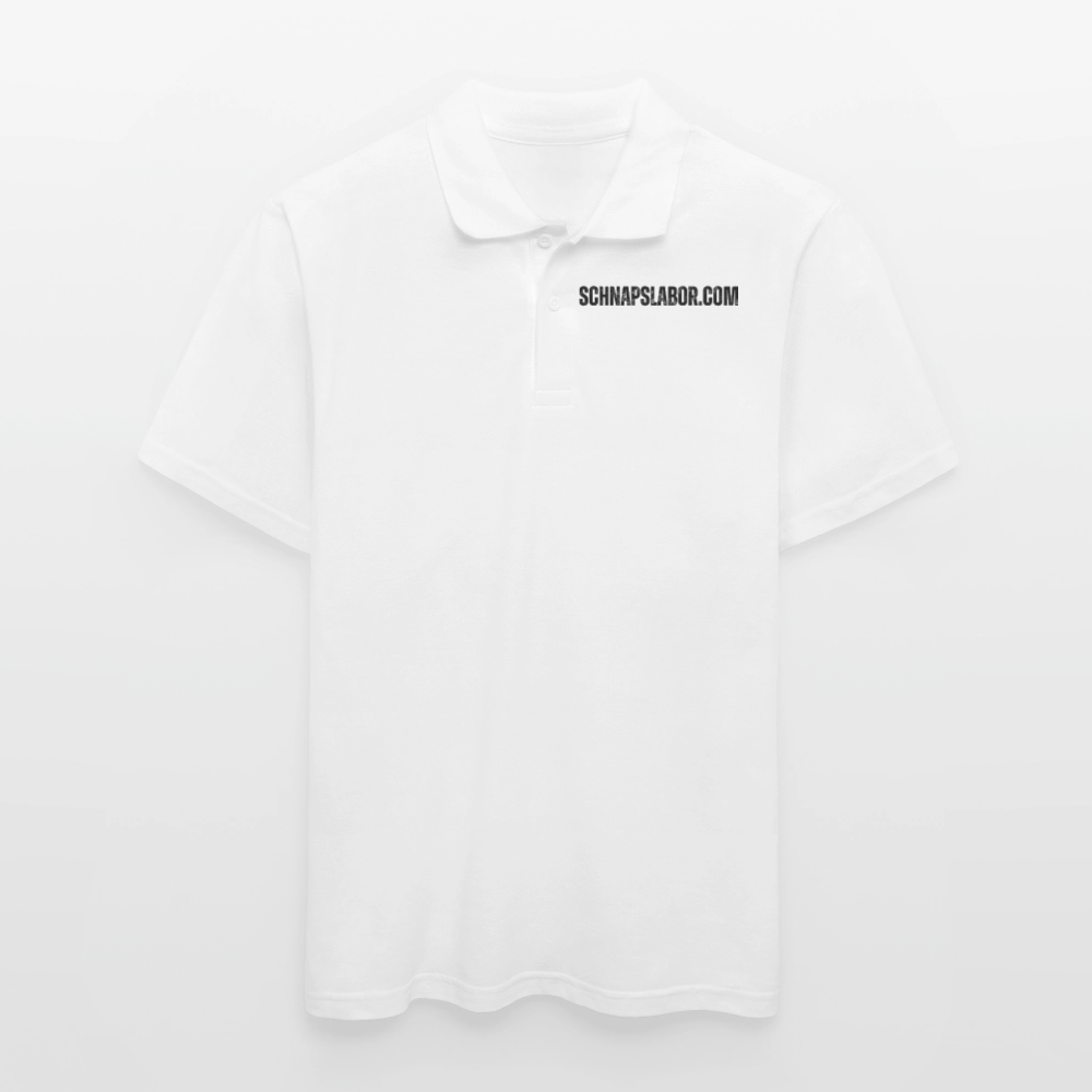 Schnapslabor - Männer Poloshirt - Weiß