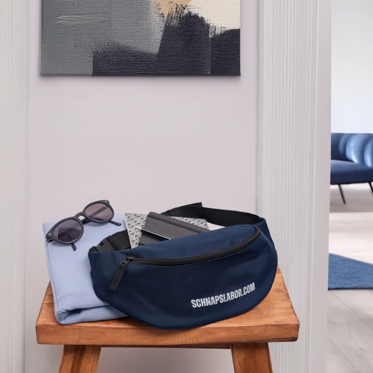 Schnapslabor - Umhänge / Bauchtasche - Navy