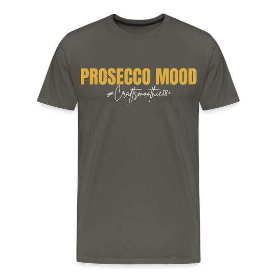 Prosecco Mood - Männer Premium T-Shirt - Asphalt