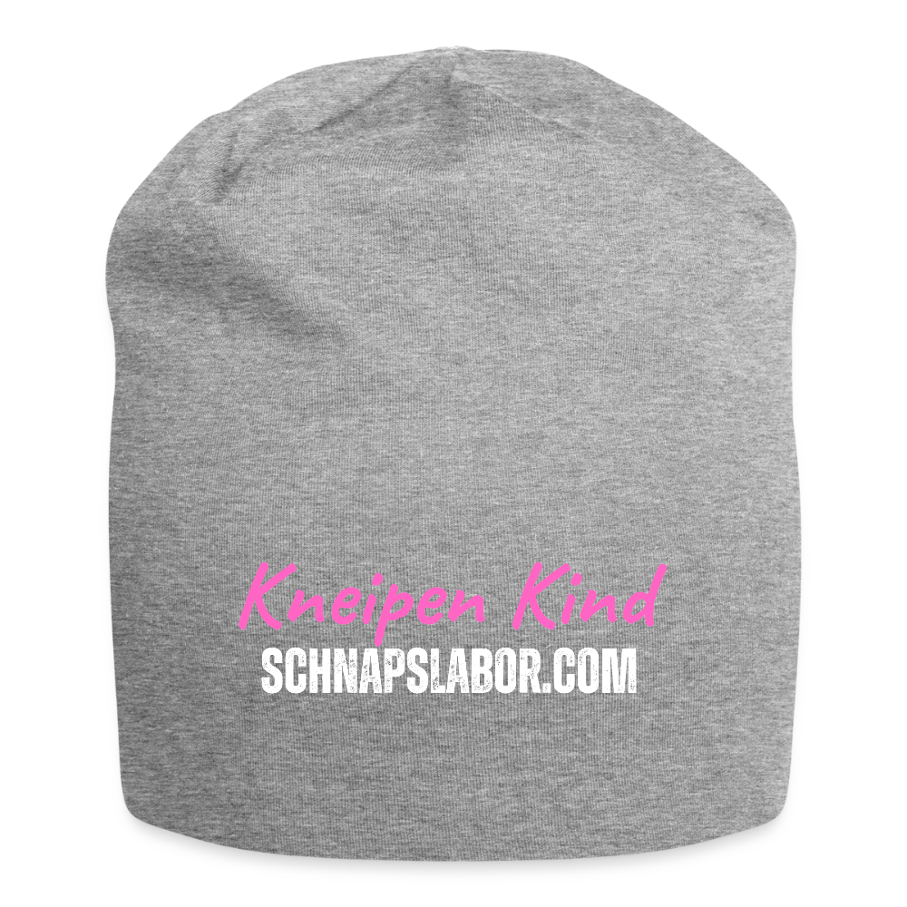 Kneipen Kind - Jersey-Beanie - Grau meliert