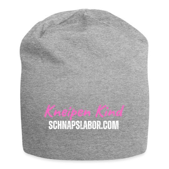 Kneipen Kind - Jersey-Beanie - Grau meliert