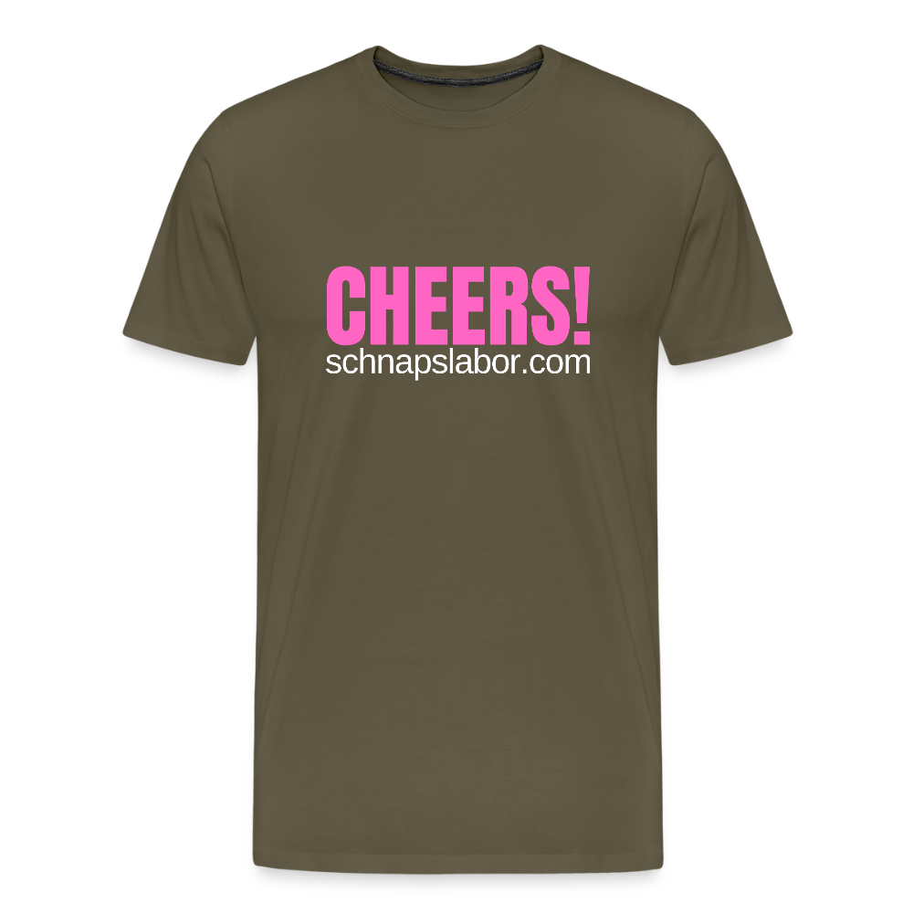 Cheers - Männer Premium T-Shirt - Khaki