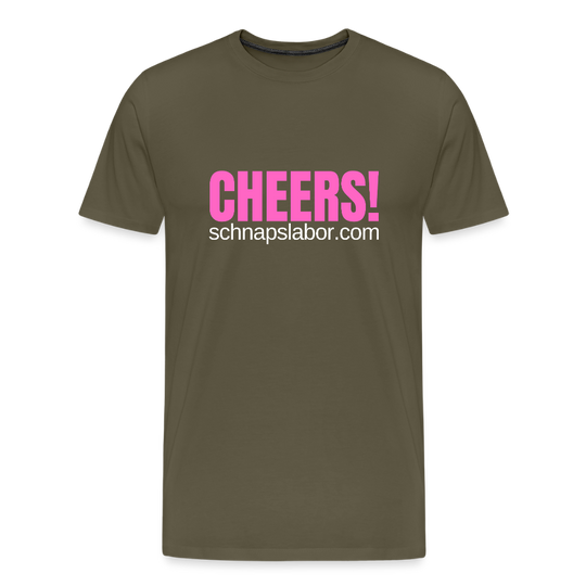 Cheers - Männer Premium T-Shirt - Khaki