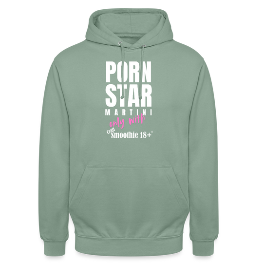 Pornstar Hoodie - "Unisex" - Graugrün