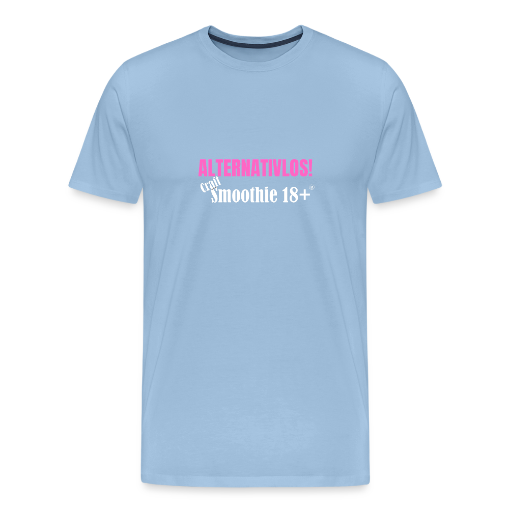 Alternativlos - Männer Premium T-Shirt - Sky
