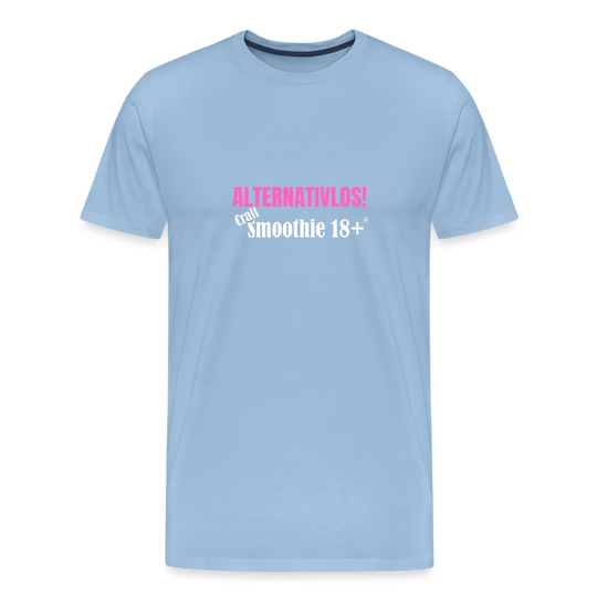 Alternativlos - Männer Premium T-Shirt - Sky