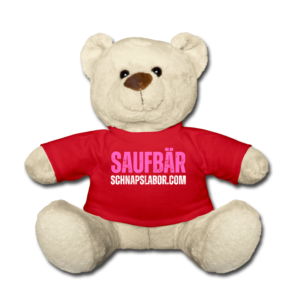 Saufbär - Teddy - Rot