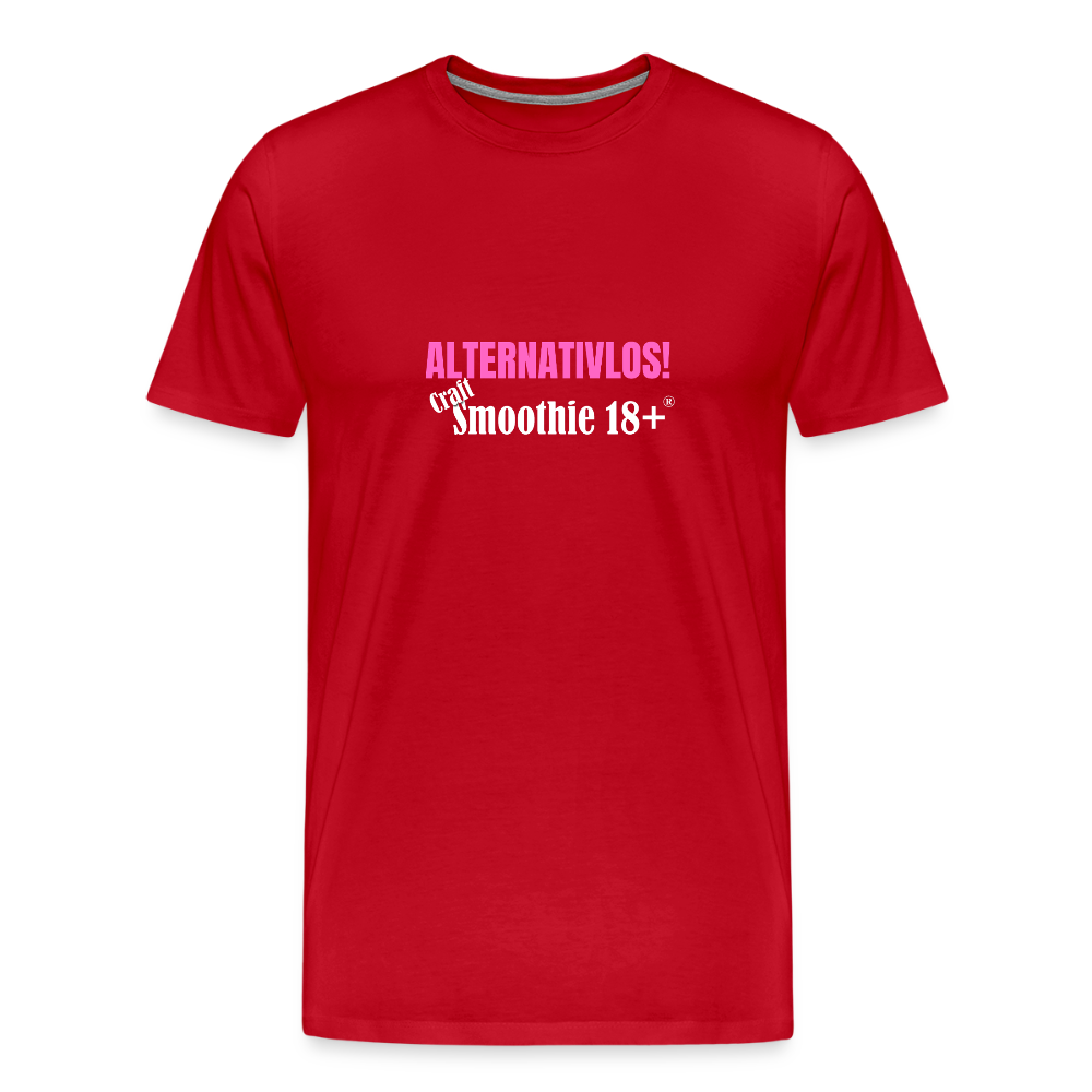 Alternativlos - Männer Premium T-Shirt - Rot
