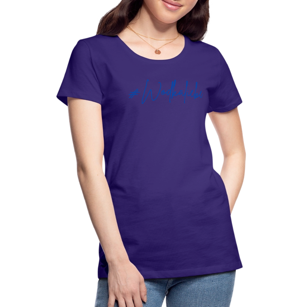 #Wodkaliebe - Frauen Premium T-Shirt - Lila