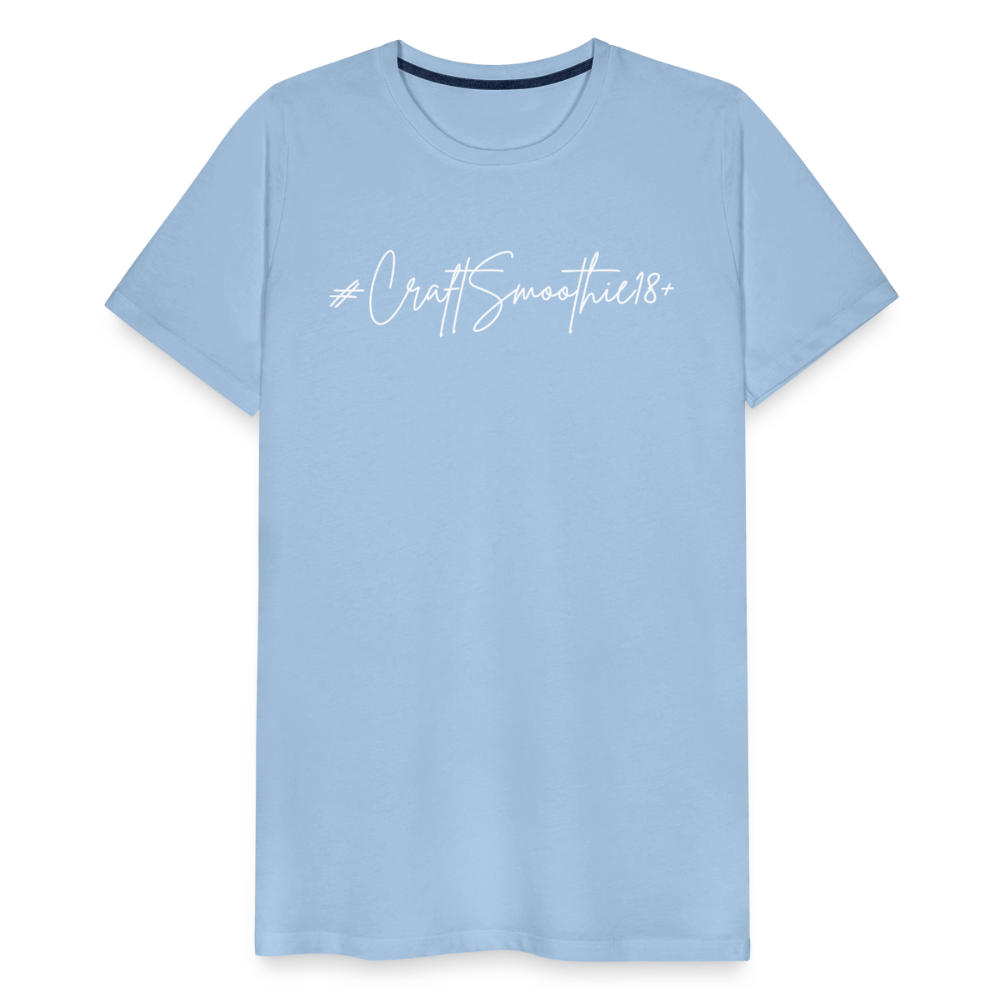 #CraftSmoothie18+ - Männer Premium T-Shirt - Sky