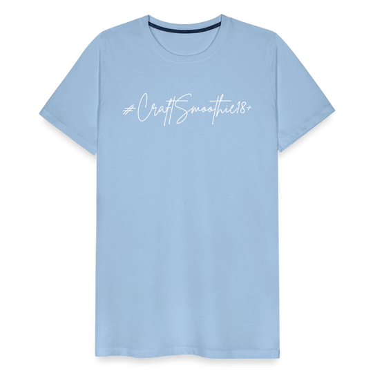 #CraftSmoothie18+ - Männer Premium T-Shirt - Sky