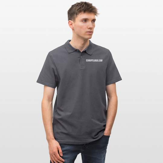 Schnapslabor - Männer Poloshirt - Anthrazit