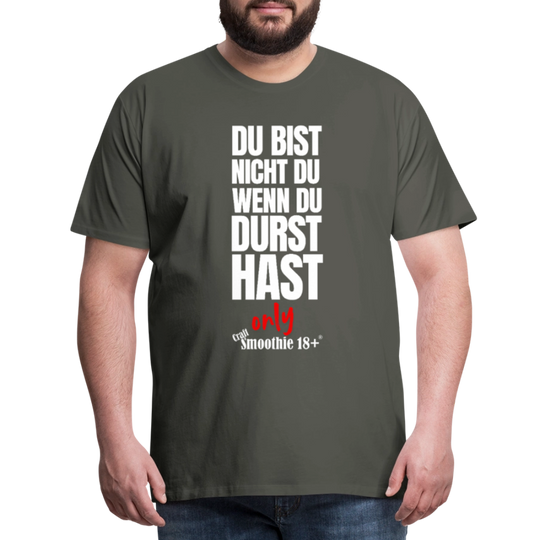 Du bist nicht Du - Männer Premium T-Shirt - Asphalt
