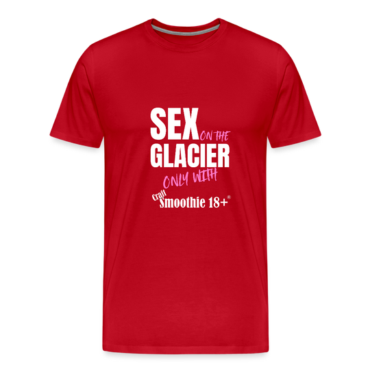 Sex on the Glacier - "Männer Premium T-Shirt" - Rot