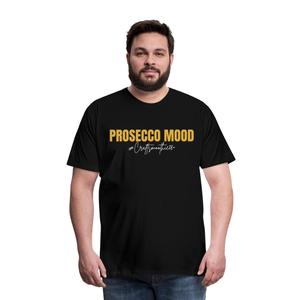 Prosecco Mood - Männer Premium T-Shirt - Schwarz