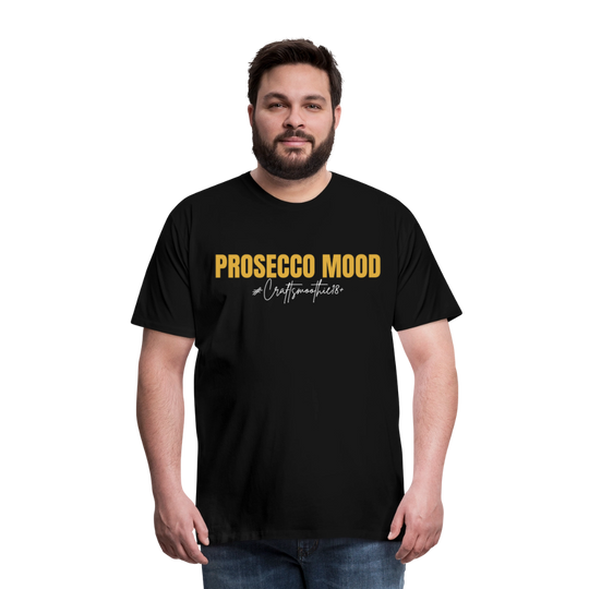 Prosecco Mood - Männer Premium T-Shirt - Schwarz
