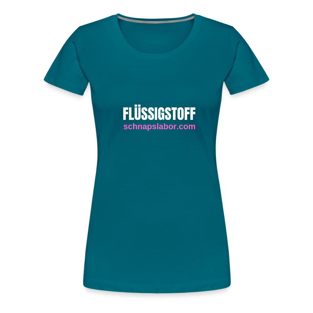 Flüssigstoff - Frauen Premium T-Shirt - Divablau