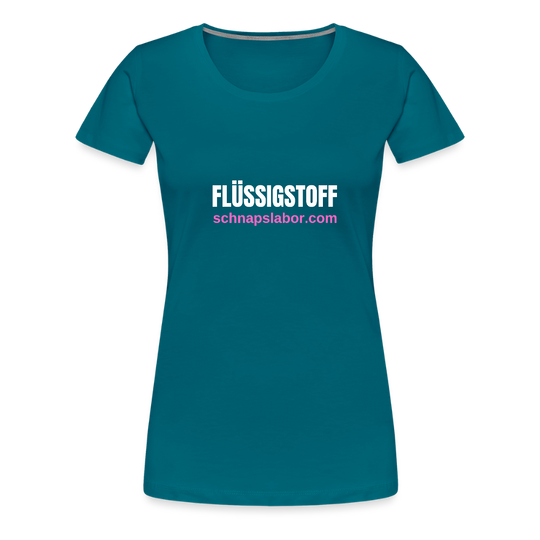 Flüssigstoff - Frauen Premium T-Shirt - Divablau