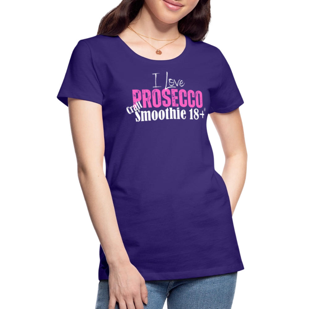 I love Prosecco - Frauen Premium T-Shirt - Lila