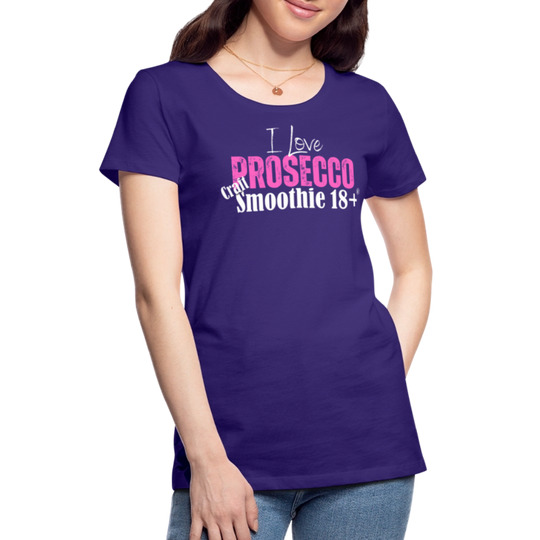 I love Prosecco - Frauen Premium T-Shirt - Lila