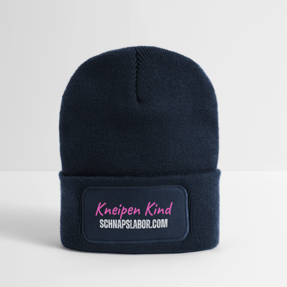 Kneipen Kind - Recycelte Patch Beanie - French Navy