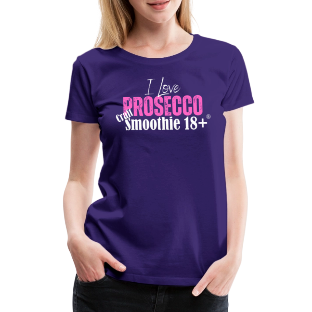 I love Prosecco - Frauen Premium T-Shirt - Lila