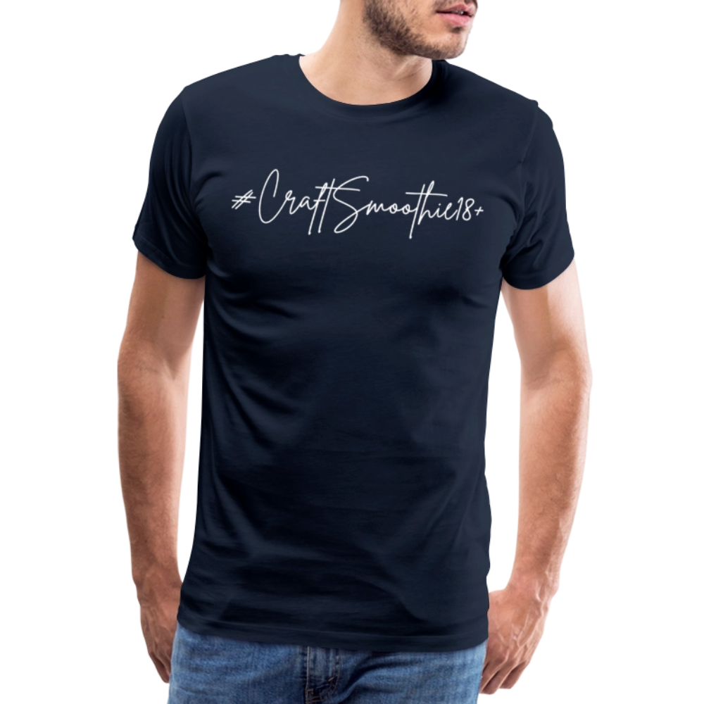 #CraftSmoothie18+ - Männer Premium T-Shirt - Navy