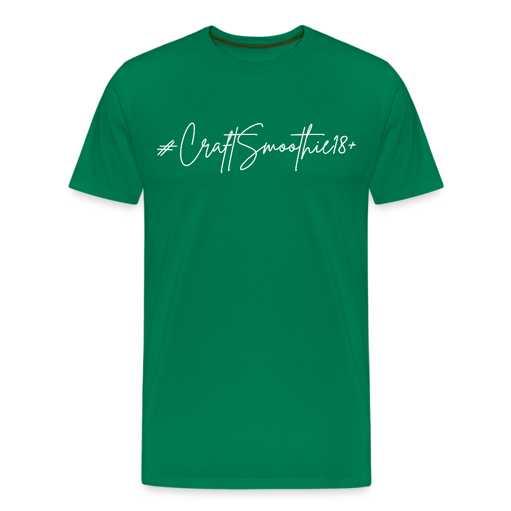 #CraftSmoothie18+ - Männer Premium T-Shirt - Kelly Green